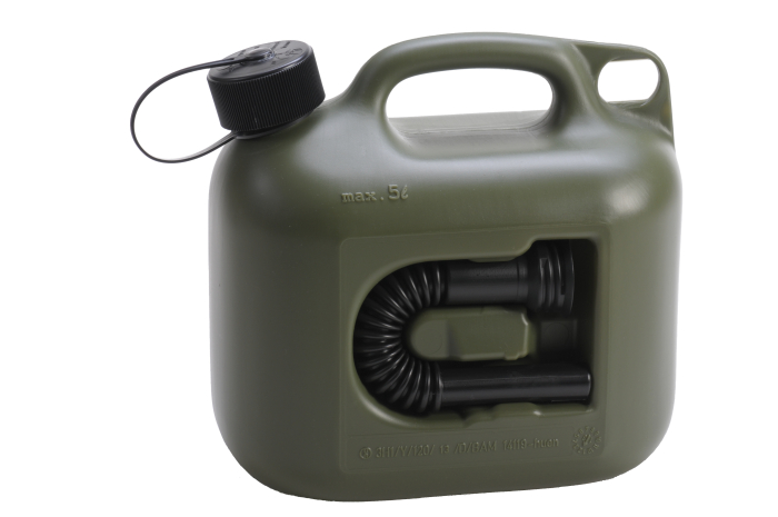 PE fuel canister PROFI, 5 L, olive - Detail 1