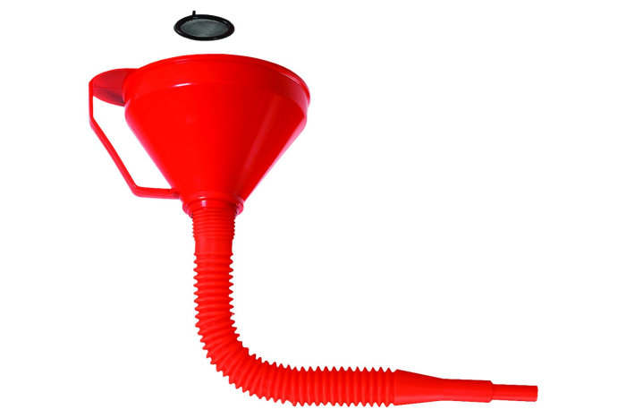 Funnel plastic, orange, 160 mm with flexi spout 330 mm - Detail 1