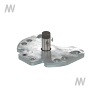 Grundplatte Kotflügelhalter links / rechts - More 2