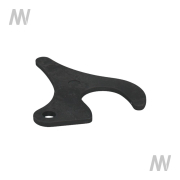 Spacerplatte t=5mm schwarz - More 2