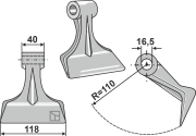 Hammerschlegel, für Kuhn, Kverneland, Maletti, Maschio , Gaspardo, Sicma (Miglianico) - More 2