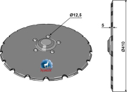 Säscheibe Ø410 x 5 mm, für Väderstad - More 2