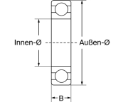 Rillenkugellager 60002RS - More 2