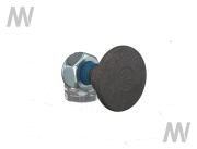 Klingenschraube, mit Mutter, für Kuhn - More 2