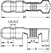 Rundstecker 4mm 0,5-1,0mm² (100 Stück) - More 2