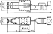 Blade receptacle, GHW, MDK 5 Plus ELA, 1.0-2.5 mm² (50 pieces) - More 2