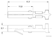 Rundsteckhülse AMP Tyco Mate-N-Lok 0,5-1,0mm² (50 Stück) - More 2