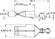 Blade receptacle, AMP Tyco ST 4.8-5.8-6.3, 0.5-1 mm² (50 pieces) - More 2
