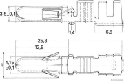 Rundstecker AMP Tyco Mate-N-Lok GHW (50 Stück) - More 2