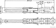 Rundstecker AMP Tyco C12 GHW RSA2 1,6 1,5-2,5mm² (50 Stück) - More 2