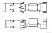 Rundsteckhülse AMP Tyco RK 2,5 ELA 1,0-2,5mm² (50 Stück) - More 2
