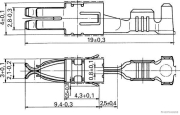 Blade receptacle, GHW MDK 5 2.8-4.8, 0.5-1.0mm² (50 pieces) - More 2