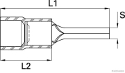 Drahtstifthülse blau 1,0-2,5mm² (100 Stück) - More 2