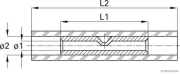 Stoßverbinder isoliert blau 1,0-2,5mm² (100 Stück) - More 2
