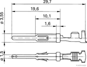 Rundstecker versilbert  LKS1,5 0,75-1,0mm² (50 Stück) - More 2