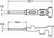 Flachstecker AMP Tyco Superseal 1,5mm 0,75-1,5mm² (50 Stück) - More 2