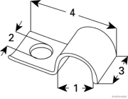 Klemmschelle für 10mm Spannbereich (100 Stück) - More 2