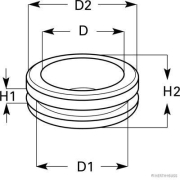 Kabeldurchführung 10mm 50280211 (100Stück) - More 2