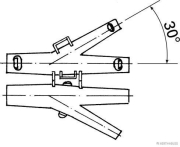 Connector/distributor piece for corrugated pipe, black (10 pieces) - More 2