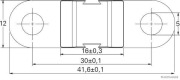 High current screw fuse, Midi, BF1, green, 32V/40A - More 2