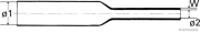 Heat Shrink Tubing, Polyolefin, Black (5 Metremetres) - More 2