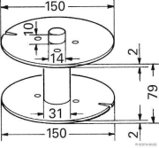 Cable spool Ø-150 mm - More 2