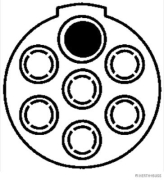 7-pin socket coupling - More 2