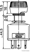 Switch rotary switch for John Deere, 12V/15A, DC31875 - More 2