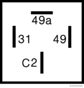 Flasher unit, Ford Opel, 12V/170W, 4-pole - More 2