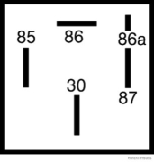 Fuel pump relay, 12V/30A, 5-pole - More 2