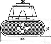 LED side marker light, yellow - More 2