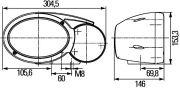 Hauptscheinwerfer H4 links - More 2