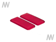 Reflector red self-adhesive - More 2