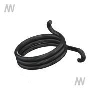 Drehfeder f.Kotfluegelhalter recht - More 2