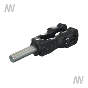 Articulated fork 28mmx75mm oblong hole - More 2