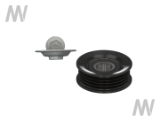 Spannrolle geriffelt m. Schraube - More 2