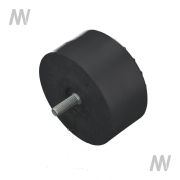 Kranzellpuffer D125x63 Schwarz - More 2
