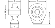 Oberlenker Kugelgelenk, Kat. 1, Ø 19,3 mm - More 2