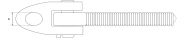 Gabelgelenkkopf standard, Linksgewinde, Kat. 1, M30 x 3,5mm - More 2