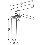 Kuplungsbolzen, 32 x 145 x 135 mm - More 2