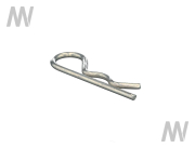 Federstecker verzinkt, 7 x 8 x 28-45 mm - More 2