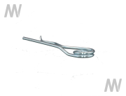 Federstecker verzinkt, 2 x 2,5 x 8-14 mm - More 2