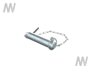 Oberlenkerbolzen Kat. 3 mit Kette und Splint, L= 151 mm - More 2