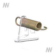 Zugfeder Fe/Zn 5cC 3,0/17,0/94 - More 2