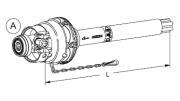 Gelenkwellenhälfte W 2480 - More 2