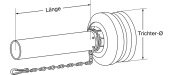 Guard halves for section tube - More 2