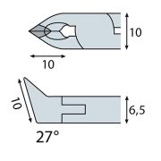 HARTMETALL-SCHRÄGSCHNEIDER 4640-F E 2K - More 2