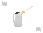 Measuring jug with lid, 2L, PE-white - More 2