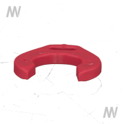 Schlauchklipp 1/2" Rot - More 3