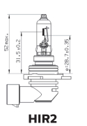 Bilux-Glühlampe R2 12V 45/40W P45t-41 - More 3